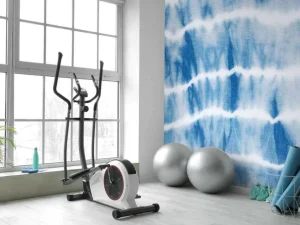Fashion Blauwe vegen fotobehang Slaapkamer | Kunst & Design