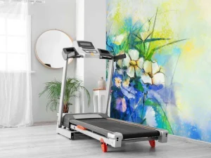 Hot Bloemen schilderij met een wazige achtergrond fotobehang Kunst & Design | Bloemen