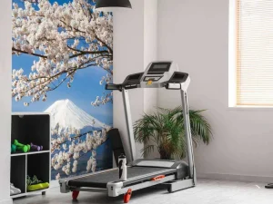 Fashion Bloesem voor de Fuji Berg fotobehang Bloemen
