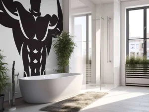 New Bodybuilder design fotobehang Sport