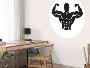 New Bodybuilder design fotobehang Sport