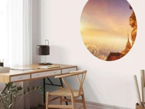 Clearance Boeddha op de Wat Tham Seua berg fotobehang Kunst & Design
