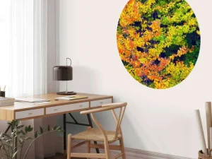 Best Boom tijdens Herfst fotobehang Bloemen