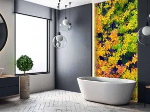 Best Boom tijdens Herfst fotobehang Bloemen