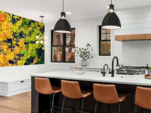 Best Boom tijdens Herfst fotobehang Bloemen