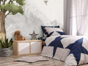 Fashion Bosdieren bij een berg Kinderkamer | Dieren