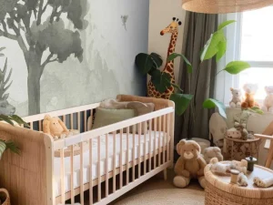 Hot Bosdieren in groen Kinderkamer | Dieren