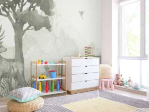 Hot Bosdieren in groen Kinderkamer | Dieren