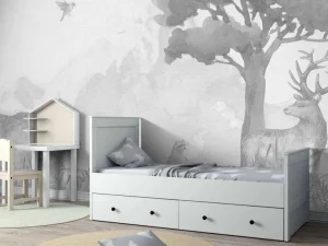 Best Bosdieren in zwart-wit Kinderkamer | Dieren