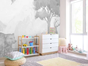 Best Bosdieren in zwart-wit Kinderkamer | Dieren