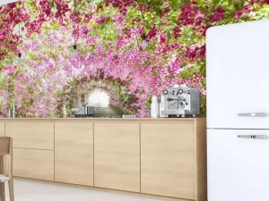 Discount Botanische tuin met orchideeën fotobehang Tienerkamer | 3d