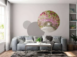 Discount Botanische tuin met orchideeën fotobehang Tienerkamer | 3d