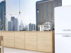 Outlet Boten in Dubai Marina fotobehang Transport | Architectuur