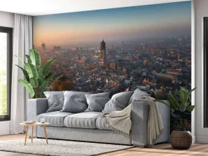 Hot Bovenaanzicht van Utrecht fotobehang Architectuur