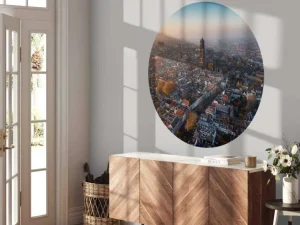 Hot Bovenaanzicht van Utrecht fotobehang Architectuur