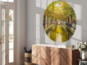 Best Brug over een kanaal in Amsterdam fotobehang Steden | Architectuur