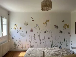 Fashion Butterfly Garden Kinderkamer | Bloemen
