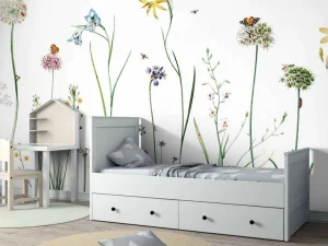 Fashion Butterfly Garden Kinderkamer | Bloemen