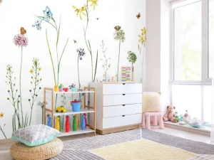 Fashion Butterfly Garden Kinderkamer | Bloemen