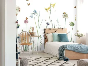 Fashion Butterfly Garden Kinderkamer | Bloemen