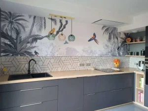 New Canopy Jungle - Black and White Kinderkamer