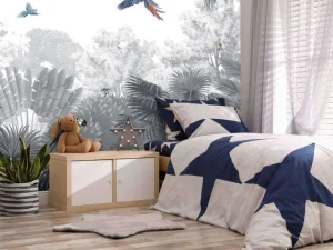 New Canopy Jungle - Black and White Kinderkamer