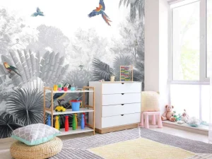 New Canopy Jungle - Black and White Kinderkamer
