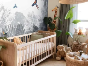 New Canopy Jungle - Black and White Kinderkamer