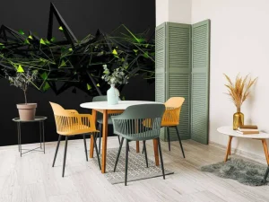 Hot Chaotische textuur in 3D fotobehang Tienerkamer | Computerkamer