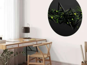 Hot Chaotische textuur in 3D fotobehang Tienerkamer | Computerkamer