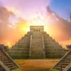 Discount Chichén Itzá piramide fotobehang Kunst & Design | Architectuur