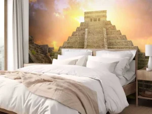 Discount Chichén Itzá piramide fotobehang Kunst & Design | Architectuur