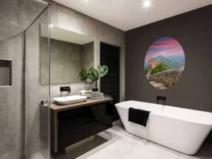 Hot Chinese Muur onder een unieke hemel fotobehang Architectuur