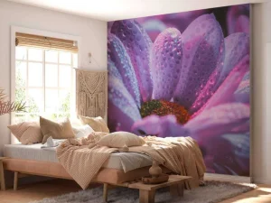 Fashion Chrysant bloem met dynamische kleuren fotobehang Tienerkamer | Hobbykamer