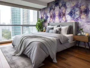 Best Chrysanten design fotobehang Tienerkamer | Bloemen