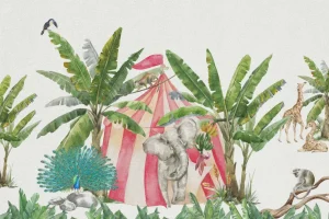 Online Circus in de jungle Kinderkamer