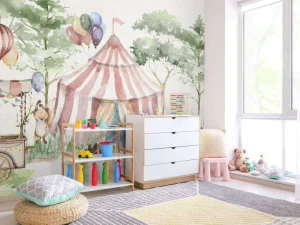 Best Circus in het bos Kinderkamer | Dieren