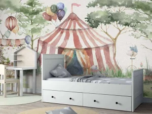 Best Circus in het bos Kinderkamer | Dieren