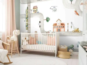 Hot City of Vehicles Babykamer