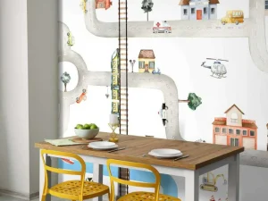 Hot City of Vehicles Babykamer