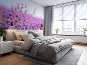 New Close-Up van Lavendel fotobehang Bloemen