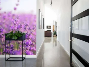 New Close-Up van Lavendel fotobehang Bloemen