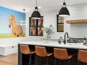 Discount Cremello Paard in weide fotobehang Tienerkamer | Kinderkamer