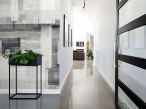 New 3D betonnen muur fotobehang Hobbykamer | Oppervlakten