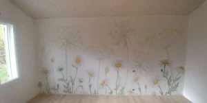 New Dazzling Daisies - White Kinderkamer | Bloemen
