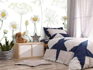 New Dazzling Daisies - White Kinderkamer | Bloemen