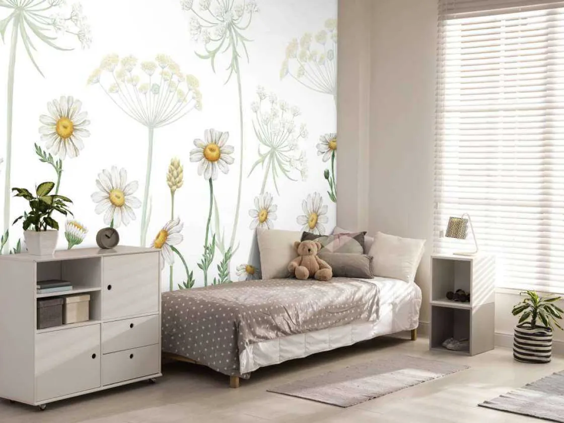 dazzling_daisies__white_9.webp New Dazzling Daisies - White Kinderkamer | Bloemen