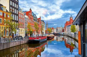 Outlet De Amstel door Amsterdam fotobehang Steden | Architectuur