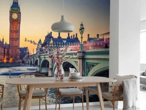 Best De Big Ben en de Houses of Parliament in Londen fotobehang Architectuur