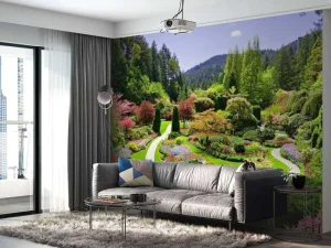 Discount De Butchart tuinen in Canada fotobehang Bloemen